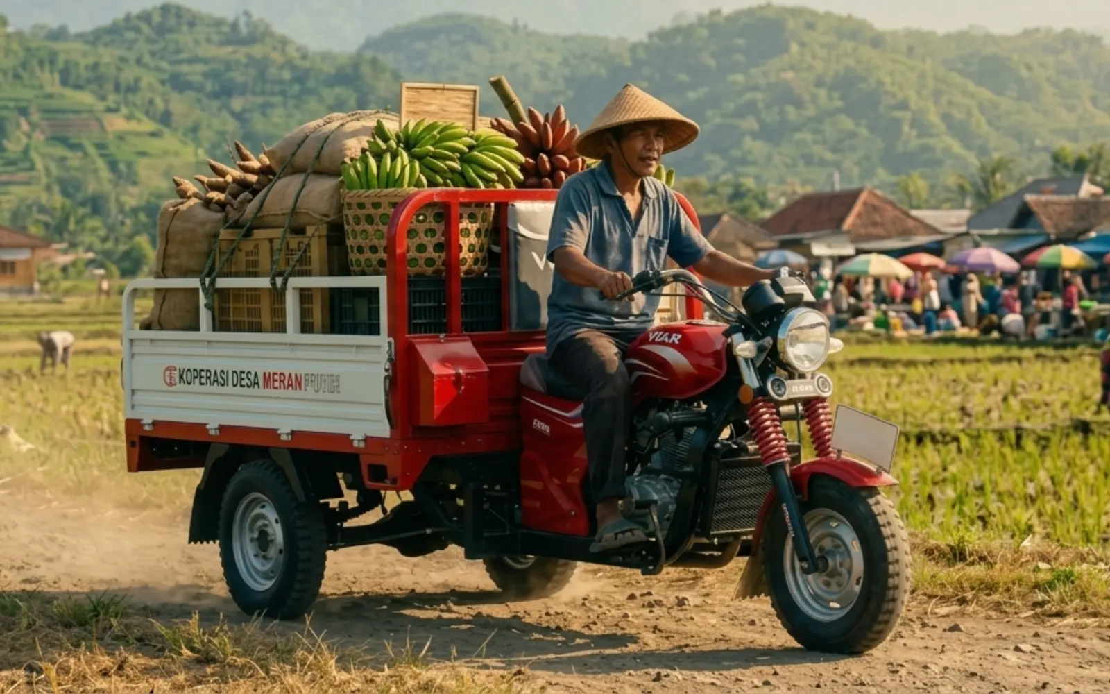 Kendaraan tepat guna untuk mobilitas ekonomi desa dan koperasi